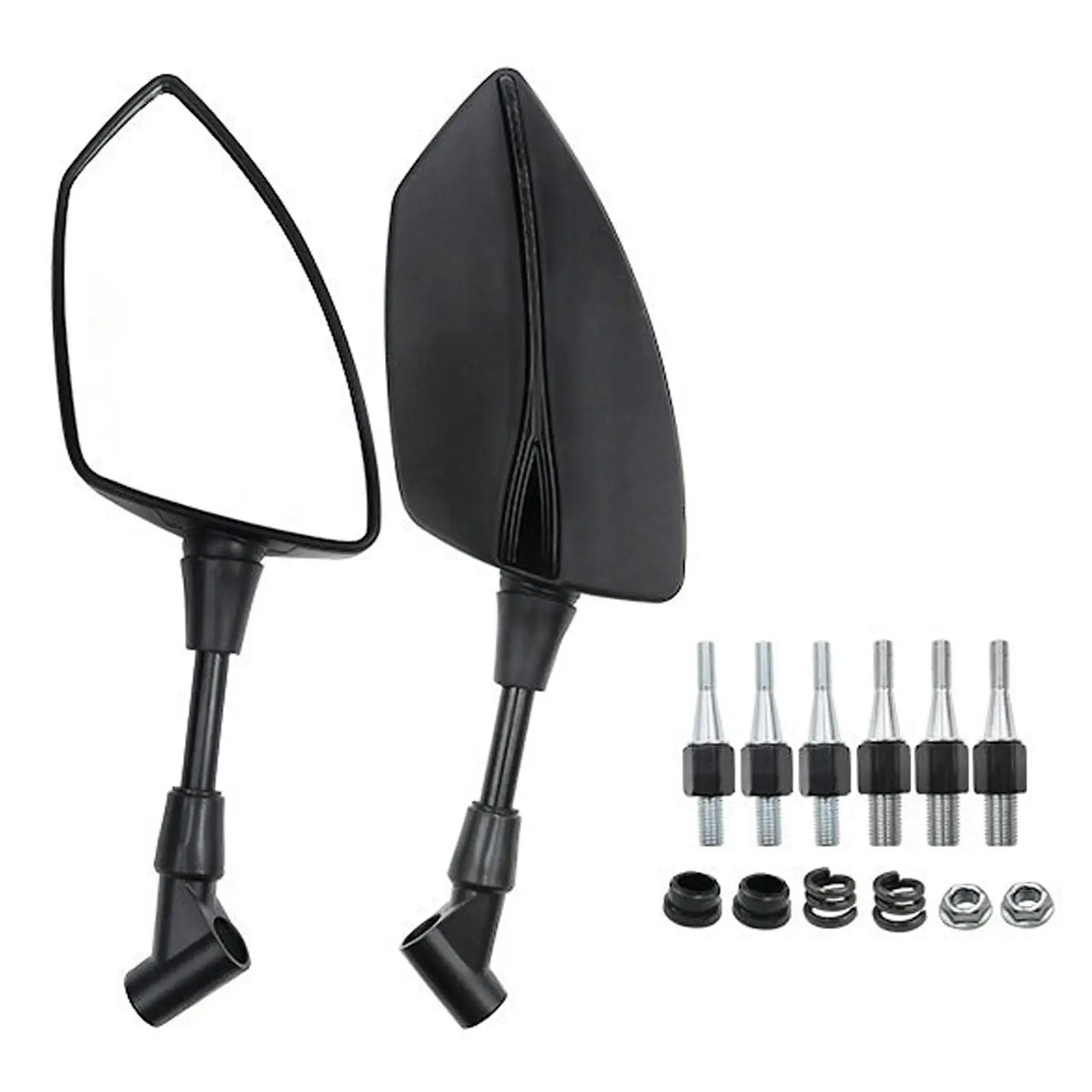 1 Set Motorcycle Side Rearview Mirror Fittings Replacement Universal for Niu Motorbike Repair Parts Left and Right Durable