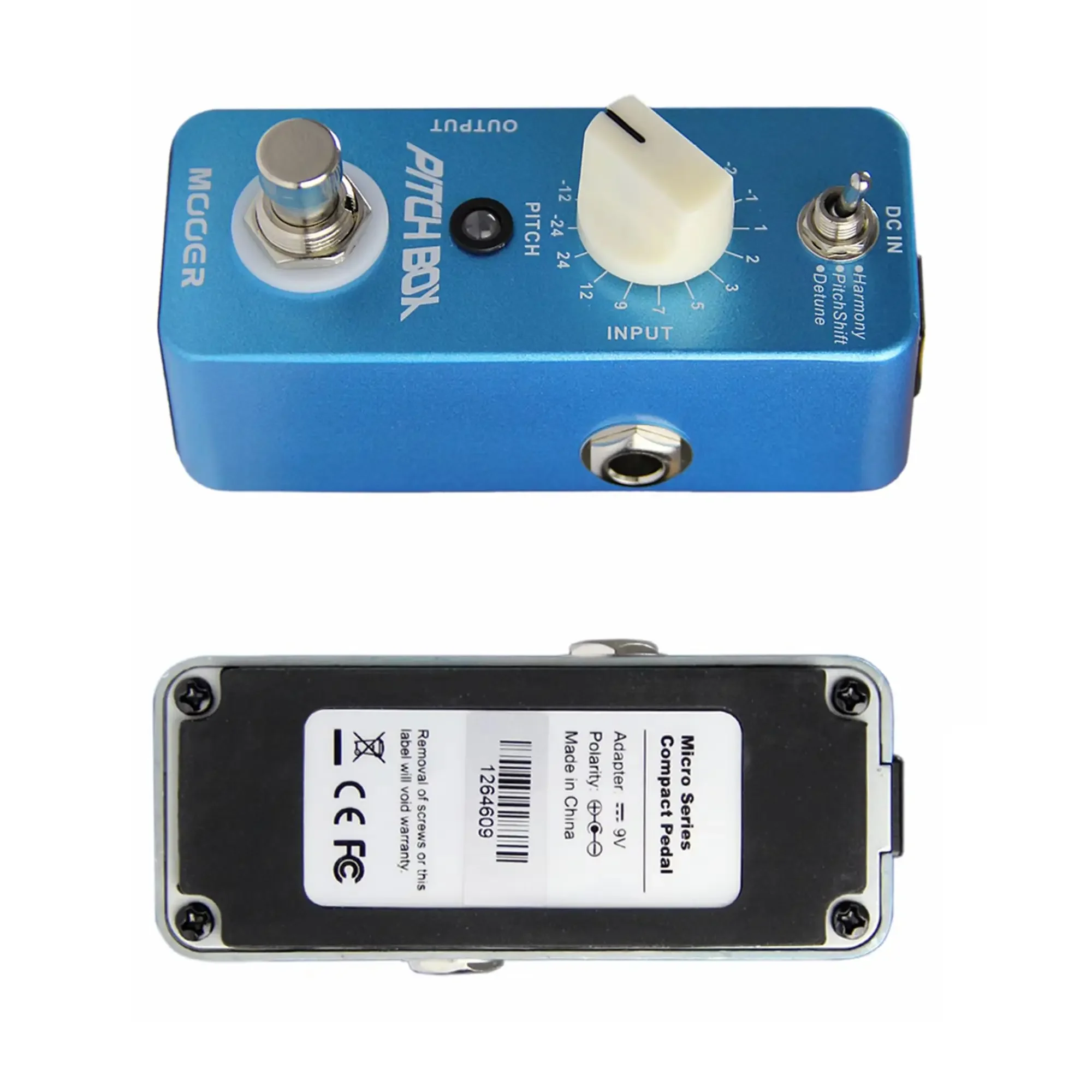 Pitch‑Shift Guitar Effect Pedal MPS1, 3‑Mode Harmony Detune Processor, Electric Guitar Transpose Effect Accessory
