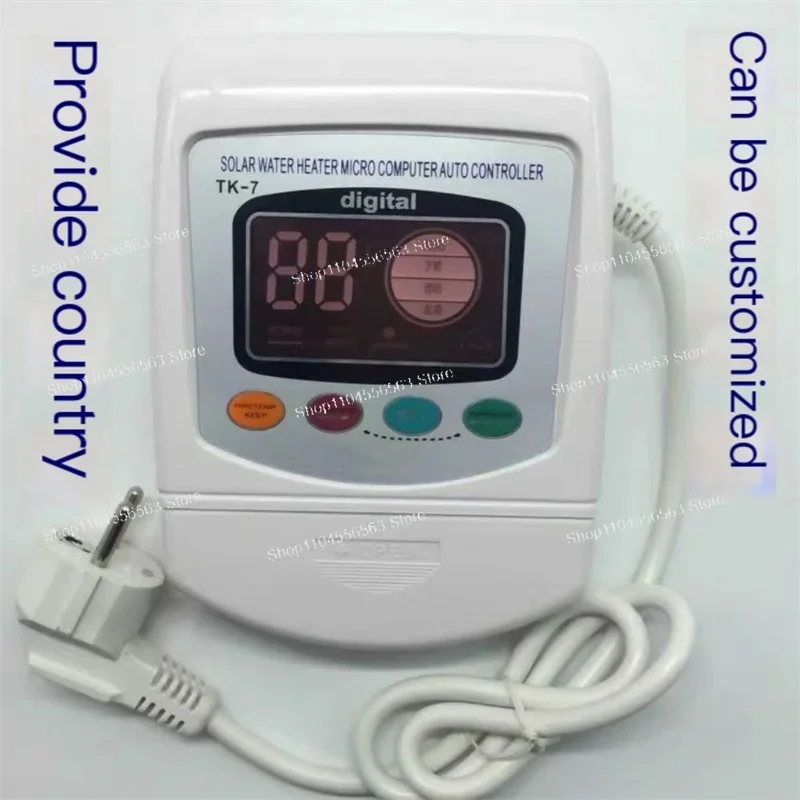 TK-7 1500W Microcomputer Solar Water Heater Controller 220V/110V Dual Voltage Smart Temp & Level Control