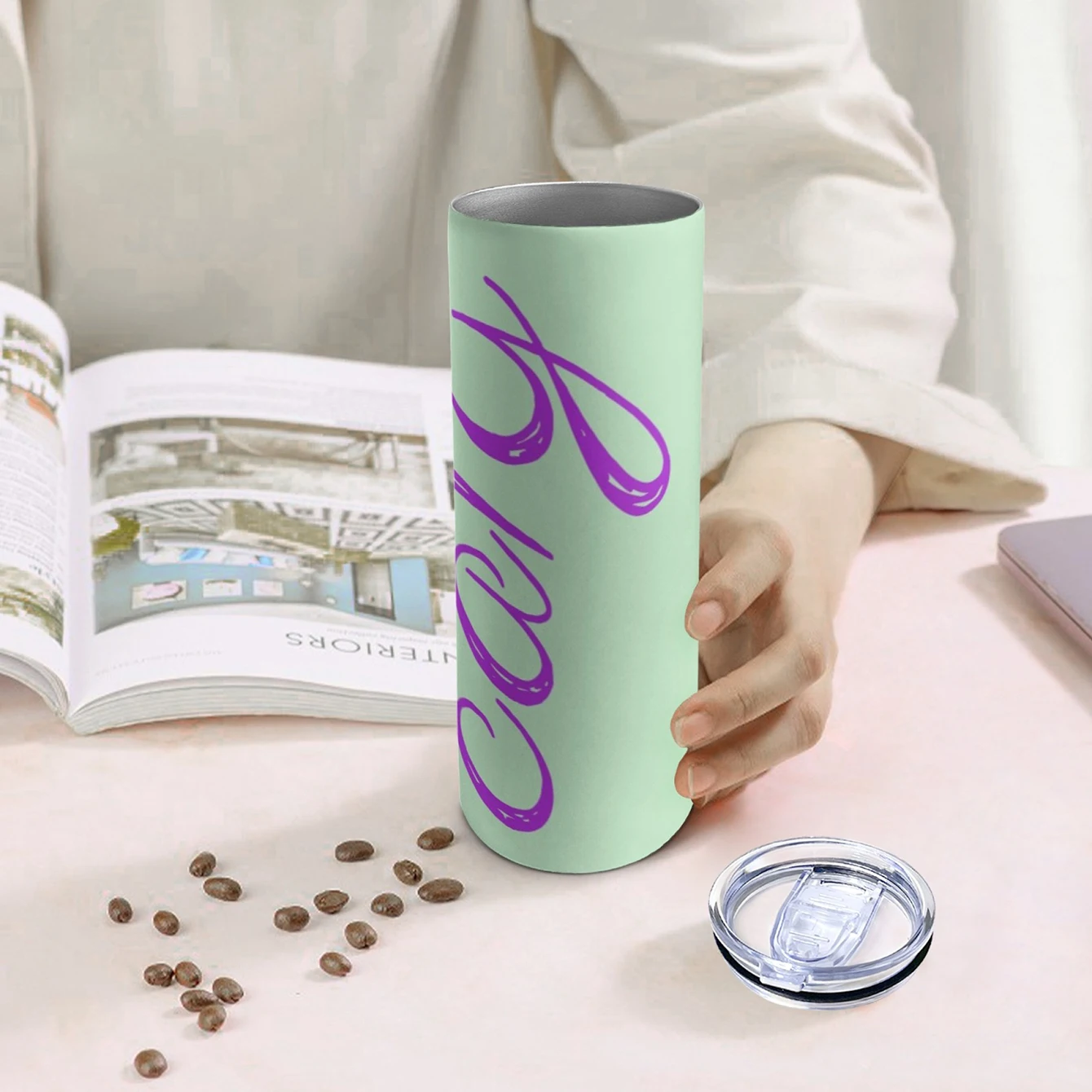 

Custom 20oz Skinny Tumbler with Straw Using Photo Name Custom Tumbler Personalized Cup Custom Tumbler Travel Mug