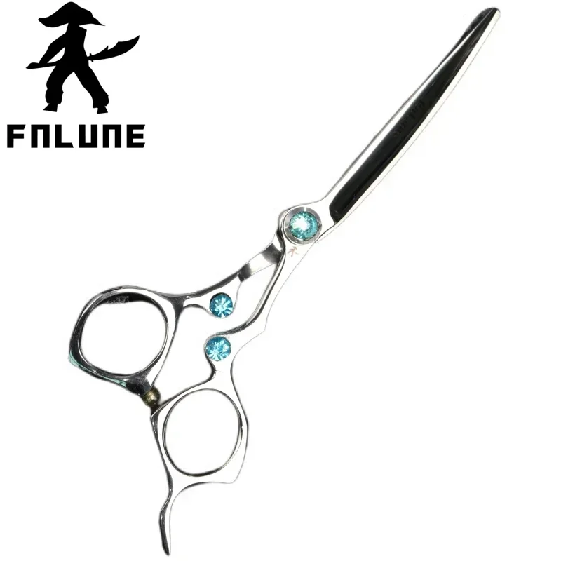 FnLune Different Blade 6.0 Inch VG-10 Top Professional Hair Salon Scissors Cut Barber Haircut Shear Hairdressing Scissors