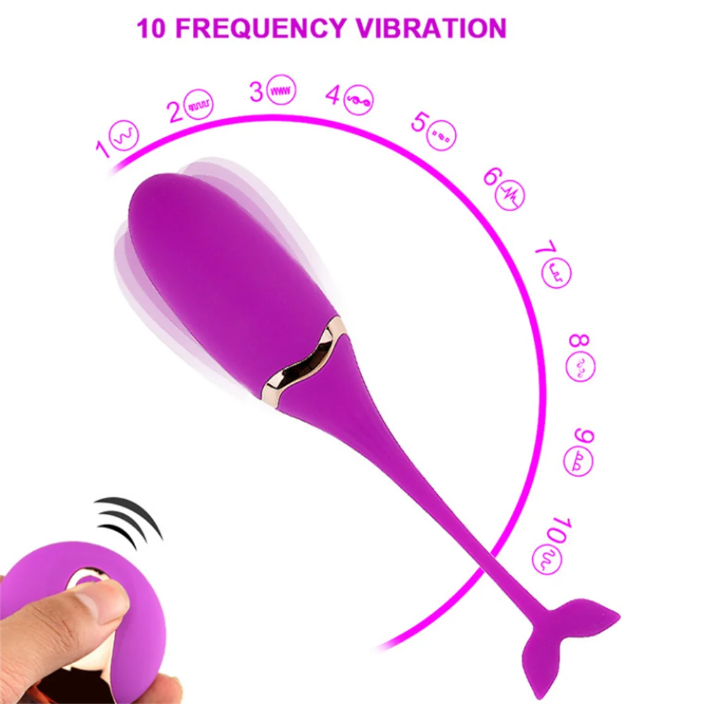 USB Rechargebale Wireless Bouncing Egg Wearable Vibrator G-Spot Clitoris Massager Jump Egg Vibrating Panties Sex Toys for Couple