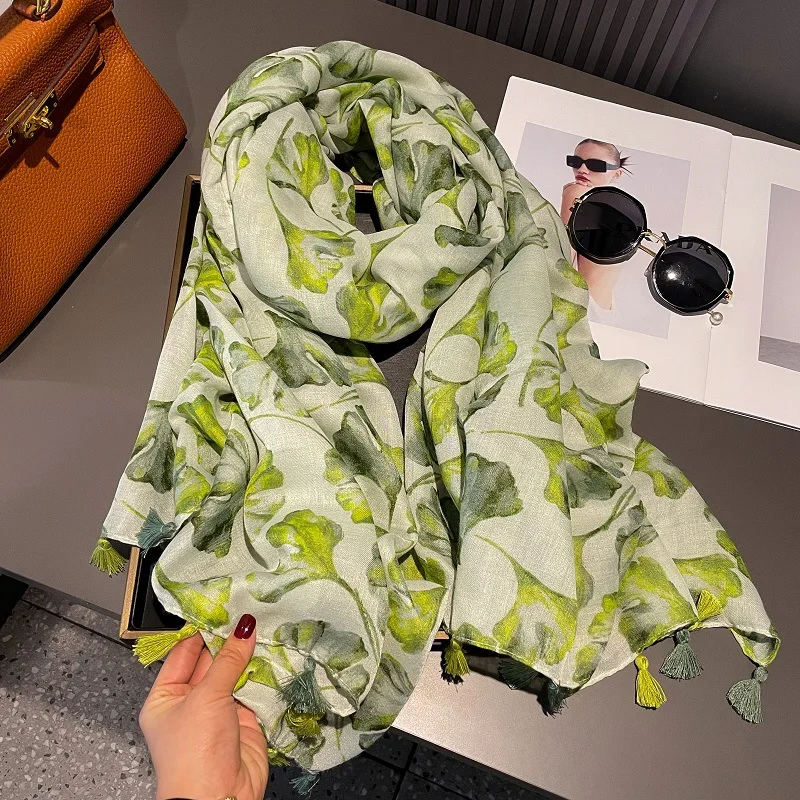 boho-moda-ginkgo-biloba-floral-borla-viscose-xales-cachecol-senhora-de-alta-qualidade-envoltorio-praia-roubou-bufandas-muculmano-hijab-180-90cm
