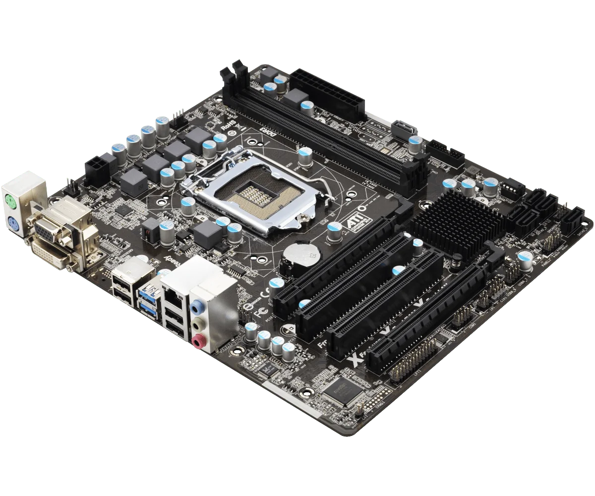 ASRock B75M-GL R2.0 اللوحة الأم Intel B75 DDR3 16GB مايكرو ATX دعم i7-3770 i5-3550 i5-3470 i5-2500 i3-3240 وحدة المعالجة المركزية المستخدمة