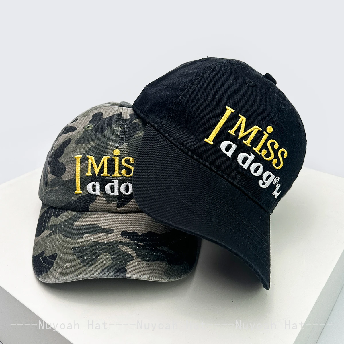 New Unisex American High Quality Letter Puppy Embroidery Baseball Hats Sunshade CAMO Versatile Peaked Caps Street Fashion Ins 2