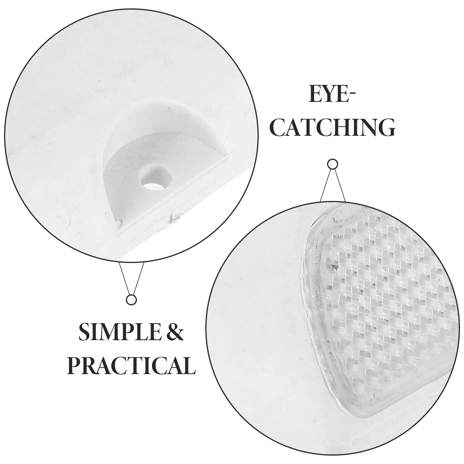 2Pcs Road Markers Reflective Aluminum Raised Design Dual Yellow Night Visibility Roadside Emergency Reflectors