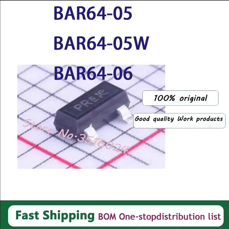 25PCS/lot BAR64-05W BAR64 E6327 SOT-323 Mark PRS BAR64-03W BAR64-04 BAR64-04W BAR64-05 BAR64-06