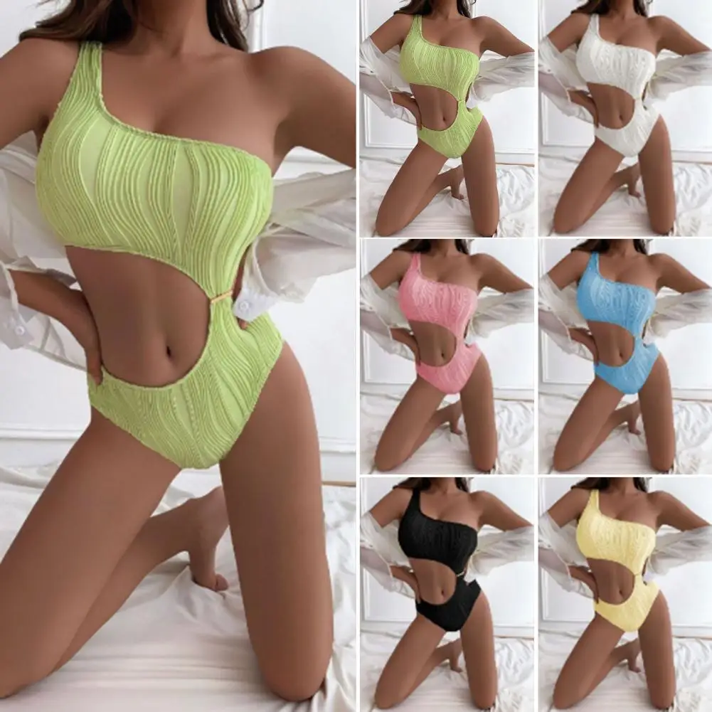 Strand Monokini Hot Eendelig Zomer Monokini Slim Fit Dames Badkleding Gewatteerd Zomerzwempak Watersportkleding