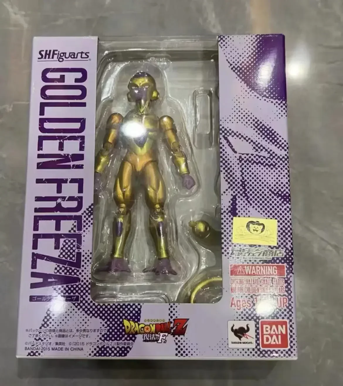 100% Original Bandai SH Figuarts SHF Dragon Ball Golden Freezai Figuras de acción Anime Modelo Juguetes Figura PVC Regalos en Stock