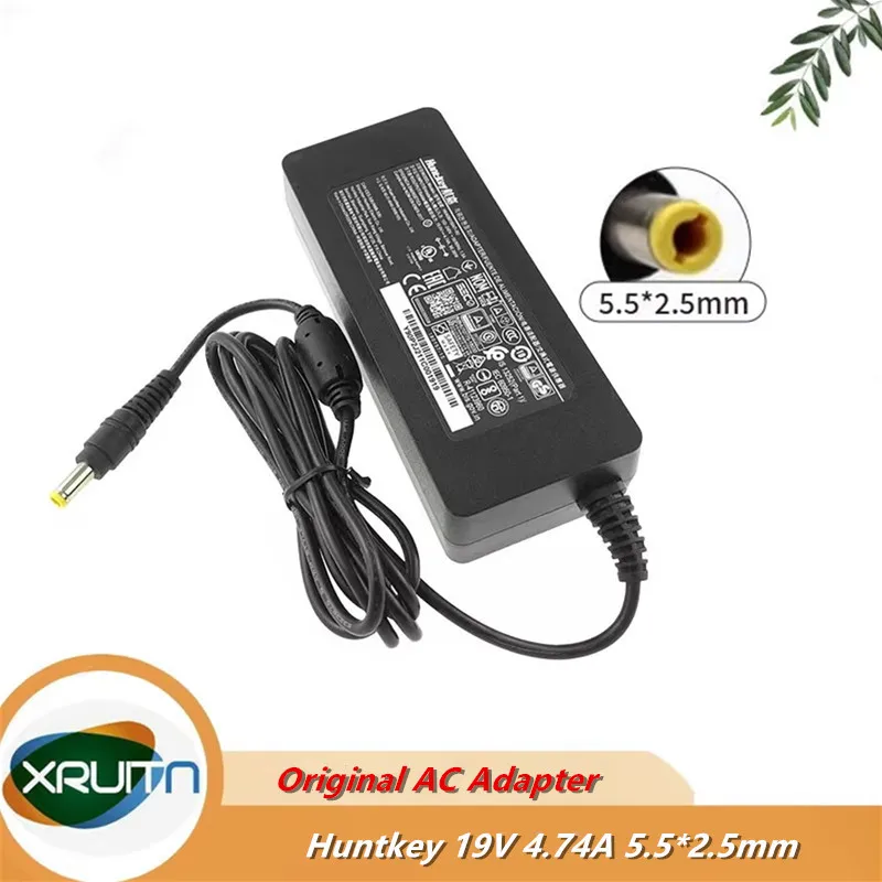 

Original 19V 4.74A 90W AC DC Adapter For Huntkey HKA09019047-6U HKA09019047-6D Intel NUC all in one Laptop Power Supply Charger