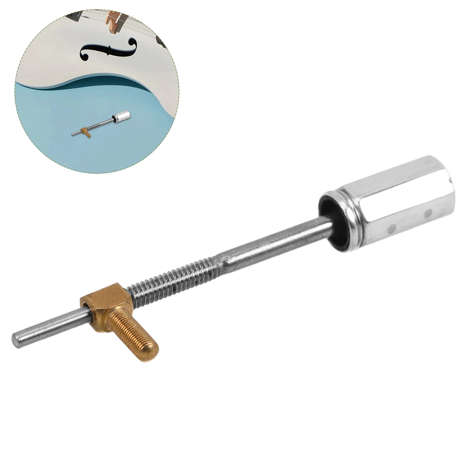 

Metal Violin Bow Frog Screw Replacement 4/4 3/4 Repair Tool For Student Professional String Instrument Accessories Parts