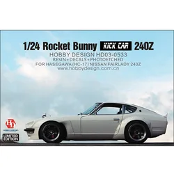 Hobby Design1/24 HD03-0533  RB Fairlady 240Z Wide Body Kit Detail-up Set Model Car Modification Hand Made Model Set For Hasegawa