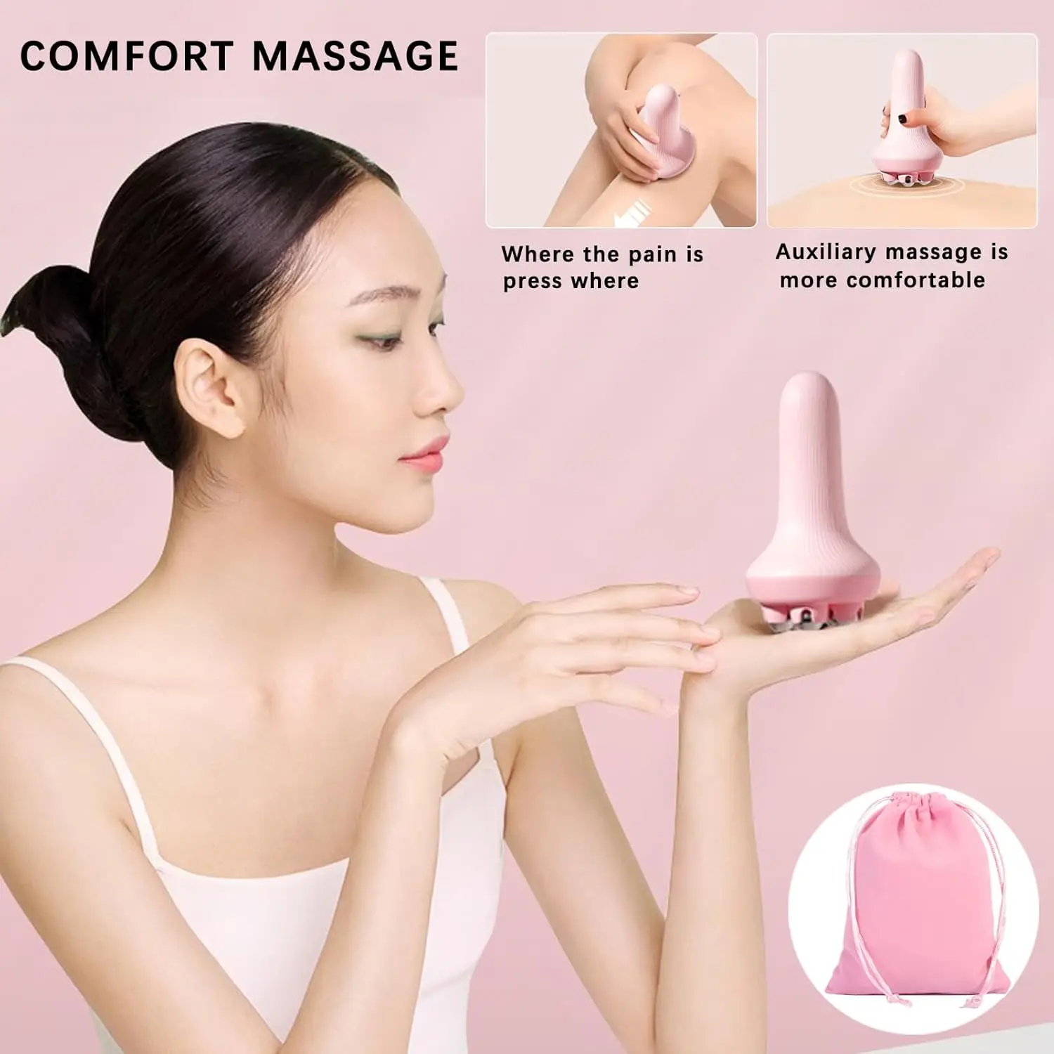 

Roller Massager For Inner Movement Of Large And Small Legs Muscle Relaxation Abdominal Shapin Rolling Ball Rubbing Belly