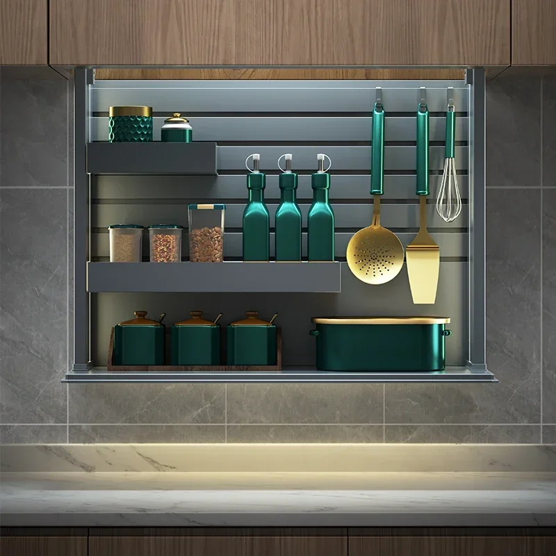 

Оптовая продажа с фабрики, регулируемый многофункциональный сенсорный умный кухонный шкаф, электрический подъемник, кухонный шкаф