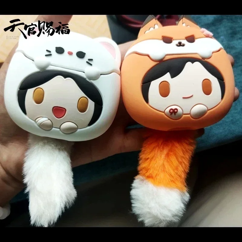 Tgcf Tian Guan Ci Fu Xie Lian Hua Cheng Comics Fox Rabbit Bluetooth Headset Headphone Earphone Case Official Cosplay Toy Gifts