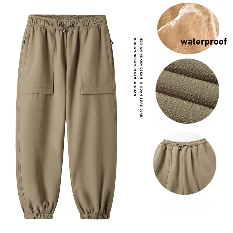

Outdoor Water - Resistant Workwear - Style, Versatile Long Trousers Unisex Camping and Hiking Insulated Work Pants
