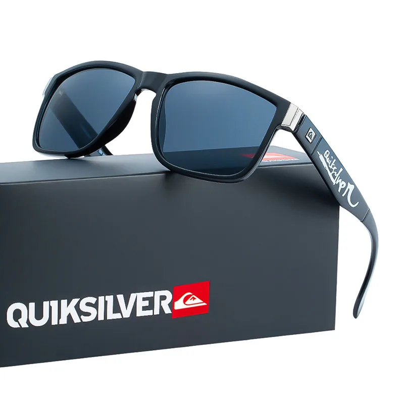 Gafas de sol cuadradas clásicas QS066, gafas de sol de diseño de marca para hombre, gafas de sol deportivas con espejo UV400 para viajes y conducción para hombre