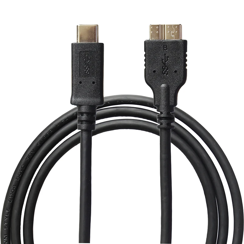 1M USB3.1 typu C na Micro B USB 3.0 synchronizacji danych kabel do ładowania dla USB3.0 przenośny dysk twardy