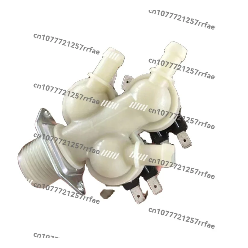 

Электромагнитный клапан, трехходовой впуск воды, нормально закрытый электромагнитный клапан для электрической стиральной машины, пластик переменного тока 220 В G3/4