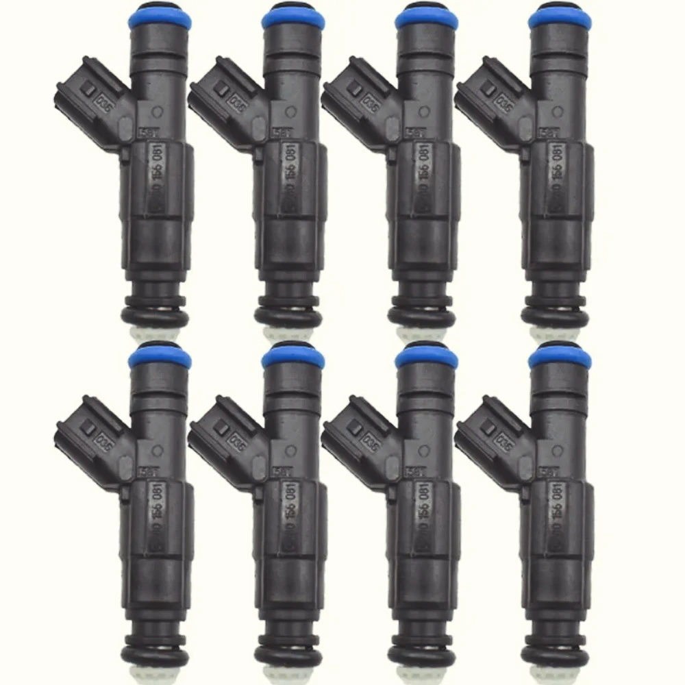 ZF-T Inyectores de combustible, 8 piezas, 0280156081, 885176, 12567905, para Marine Mercruiser V8, 350 MAG, 5.0L, 4.3L, 6.2L