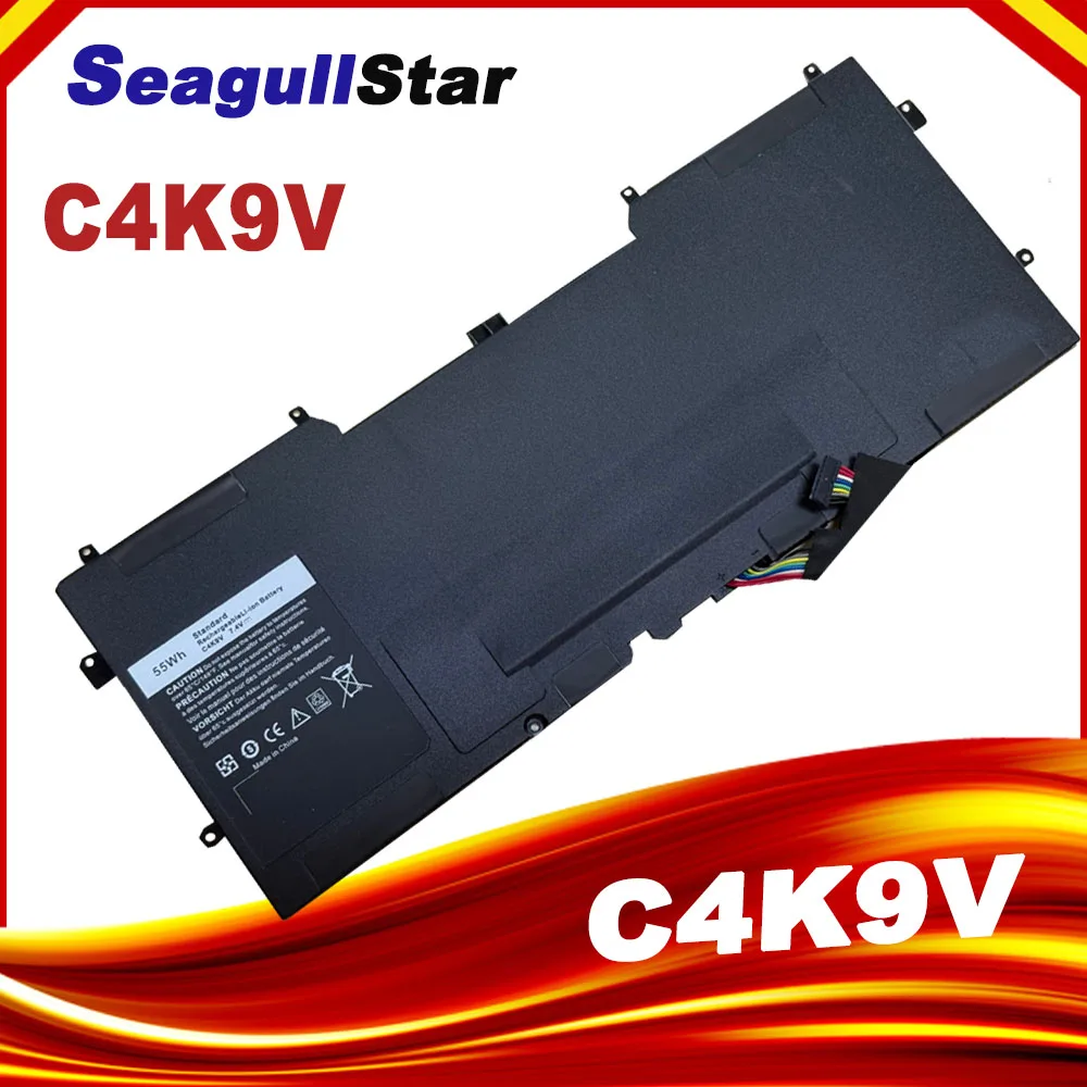 55Wh C4K9V Laptop Battery For Dell xps 12 L221X 13 9333 9Q33 L321X L322X Replacement Y9N00