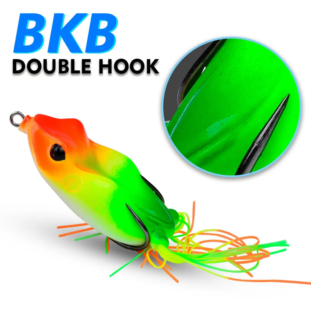 Fishing Lures Kit Set Realistic Prop Frog Soft Swimbait Floating Bait For Freshwater Saltwater Kicking Leg Frogs 6.5cm /16g