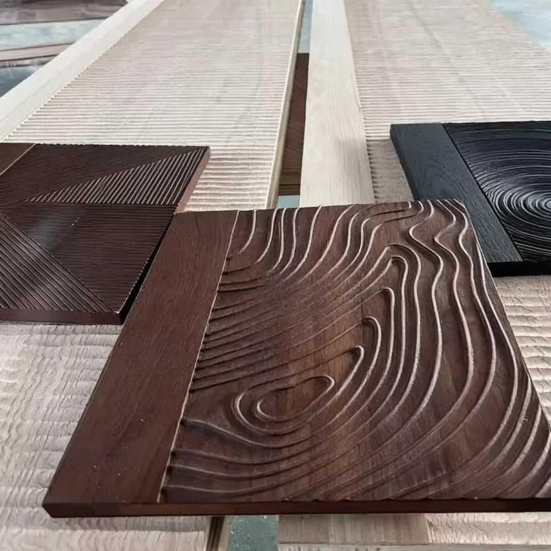 Internal Wall Cladding Texture Carving Board Factory Wholesale Used for Hotels and Villas Door Panel Decorative Wallpanel