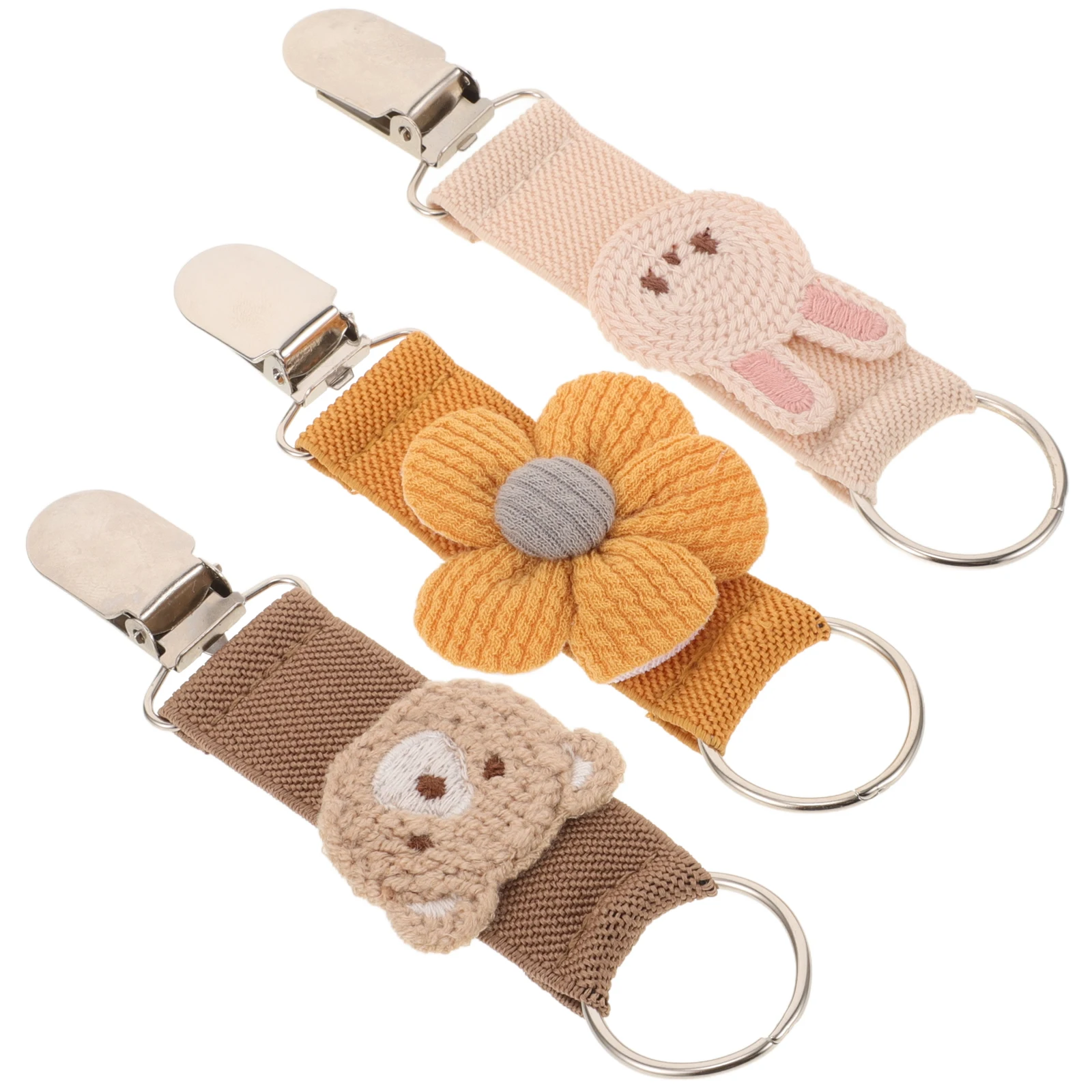 

3Pcs Travel Hat Clip Bunny Cartoon Multifunctional Sun Hat Cap Holder Anti-Loss Clips Outdoor Accessories for Women Men