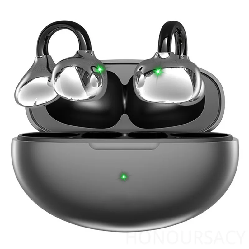 

HIFI Stereo Clip-ear Bluetooth Headsets HI-res Sound Effect Wireless Student Earphones Smart Noise Cancelling Sports Headphones