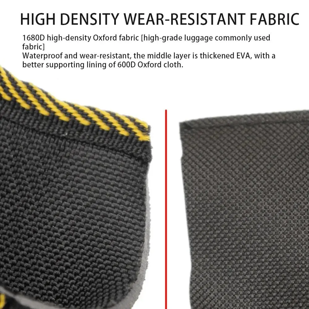 

Waist Hanging Nylon Tool Waist Bag Waterproof Removable Electrician Tools Storage Bag Waist Pockets Quick Release Nail Bag