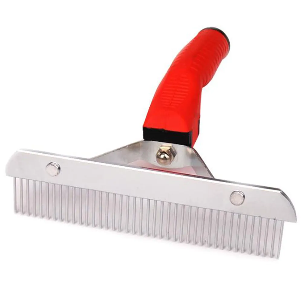 High Performance Pet Hair Comb for Dogs Cats Single Row Rake Design Grooming Tool Sturdy Reliable Easy Operation Ideal Gift Pet