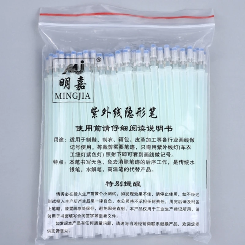 20CB 20/50/100x Ricariche per marcatura pelle invisibile Ricariche per penna lampada invisibile UV Ricariche per marcatura per