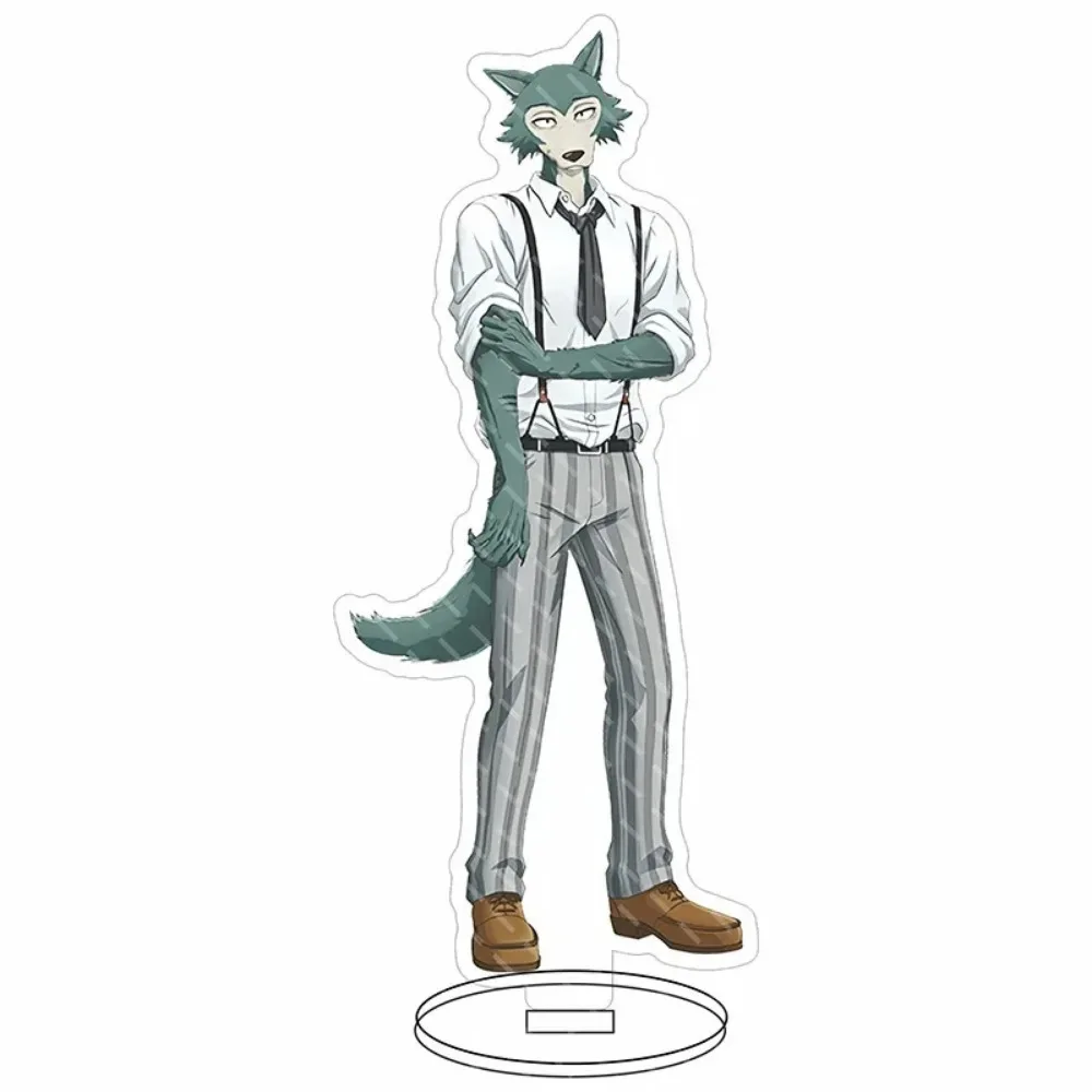 Fun BEASTARS Character Standing Sign Anime Figure Legoshi Louis Haru Double-Sided Acrylic Stand Model Desk Decor Props Gift Toy