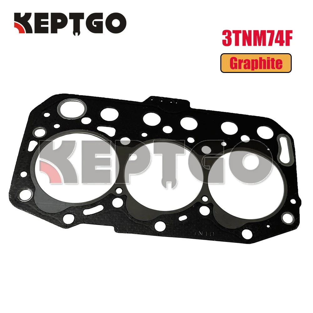 New 3TNM74F Cylinder Head Gasket For Yanmar 3TNM74F Engine (Graphite)