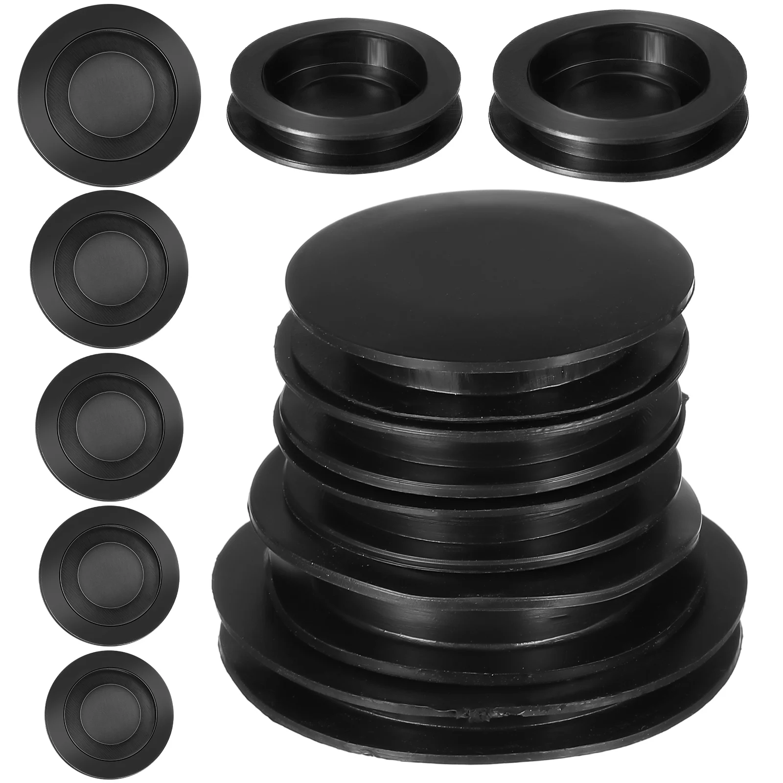 

10Pcs Round Piggy Bank Plugs Rubber Stopper Replacement Safe Money Pot Bottom Covers Practical Easy Install Clean