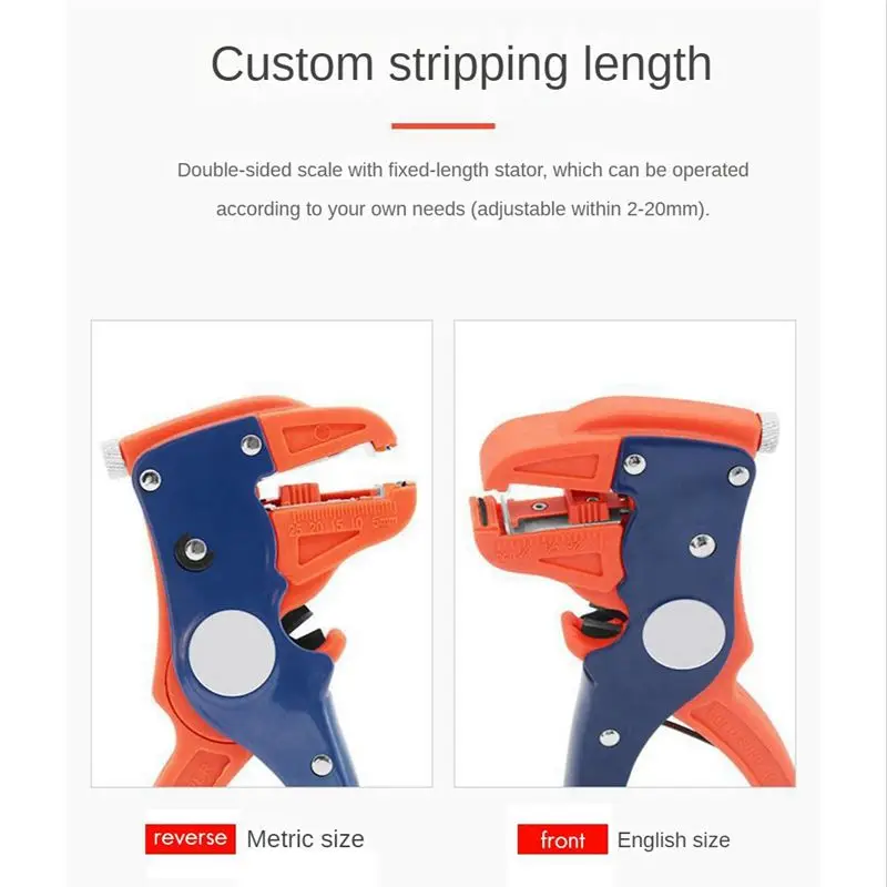 AT13 Multi-Functional Duckbill Automatic Wire Stripping Pliers Vise Pliers Paddle Wire Pliers Electrician Accessory Part