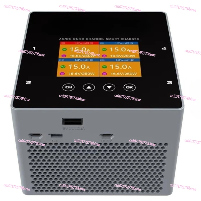 

F6+ AC/DC AC500W DC250Wx4 15Ax4 Smart Balance Charger for Lipo LiIon NiMH Battery