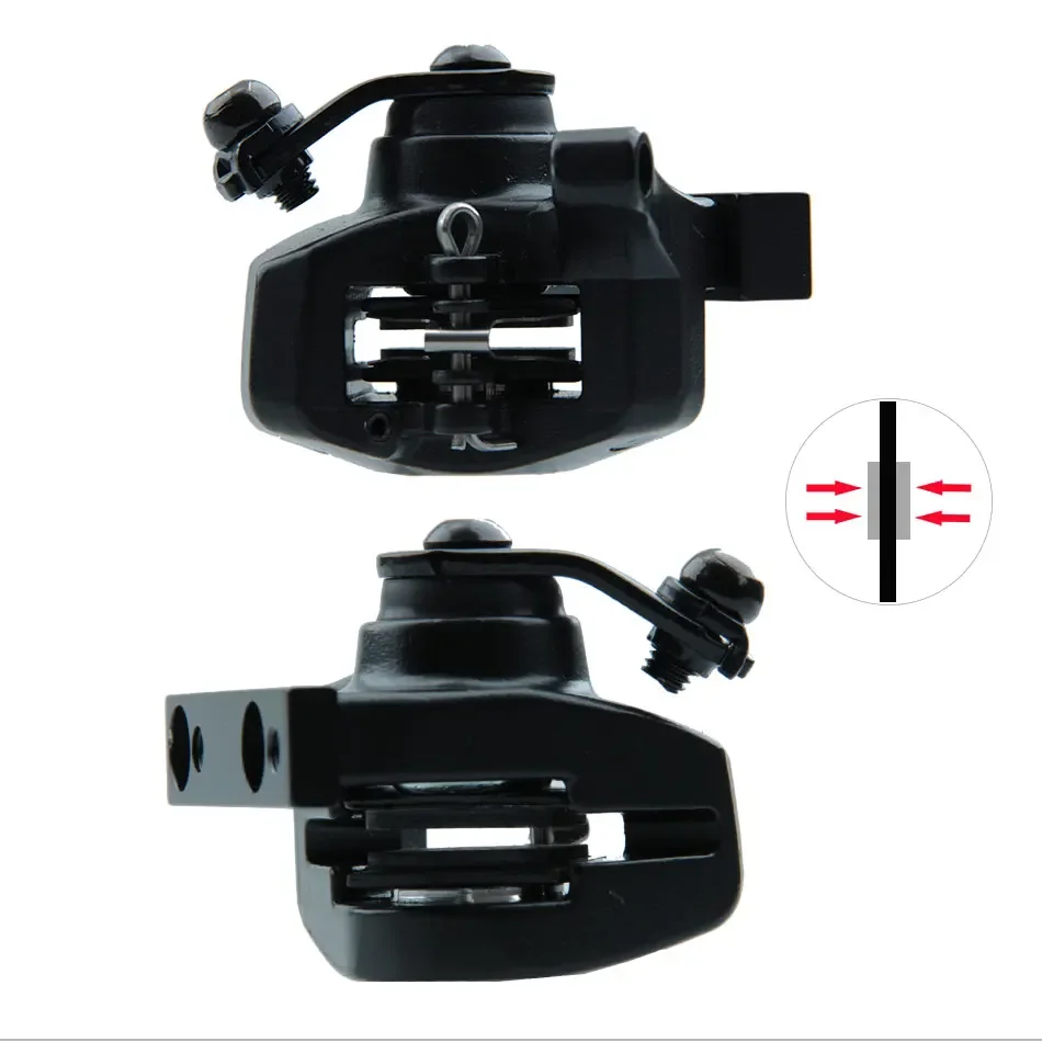 ZOOM DB580 160 Road Bike Disc Brake Cooling Pads Caliper Line Pulling Flat Bracket Dual Piston Mechanical 140 Bycicle Accesories