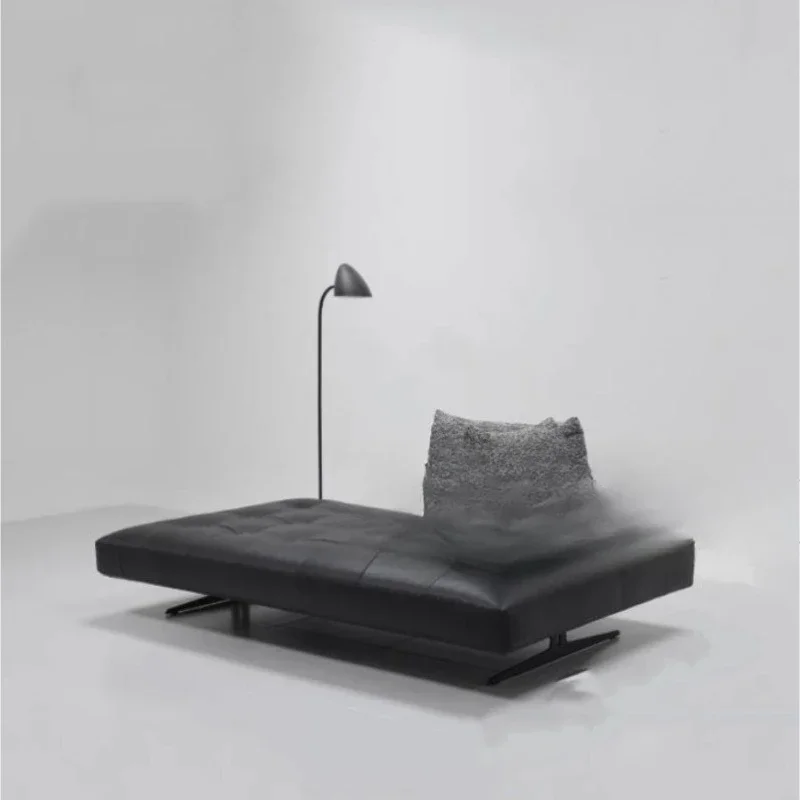 Light luxury double-sided backrest without armrests Japanese modern designer activity backrest casual Prado croissant sofa