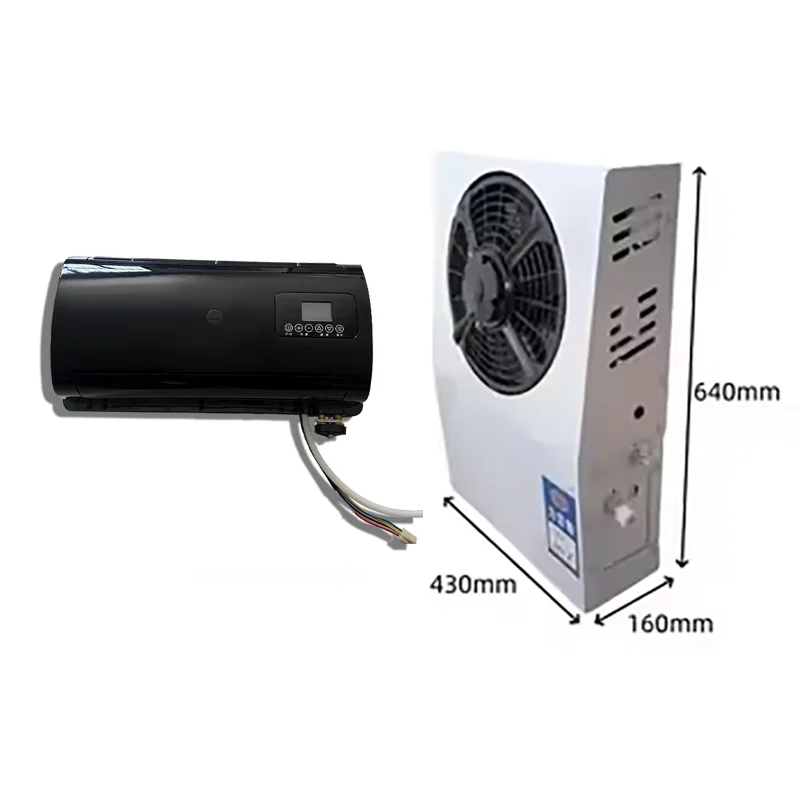 

12 и 24 В разделенный парковочный кондиционер для грузовика 12 В 24 В мини-электрический кондиционер переменного тока для охлаждения автомобиля