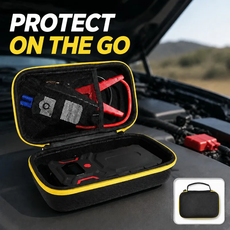 Portable Hard‑shell EVA Storage Case Specially for Baseus Car Jump Starter Compact Carry‑all Bag for Vehicle‑mounted Charger