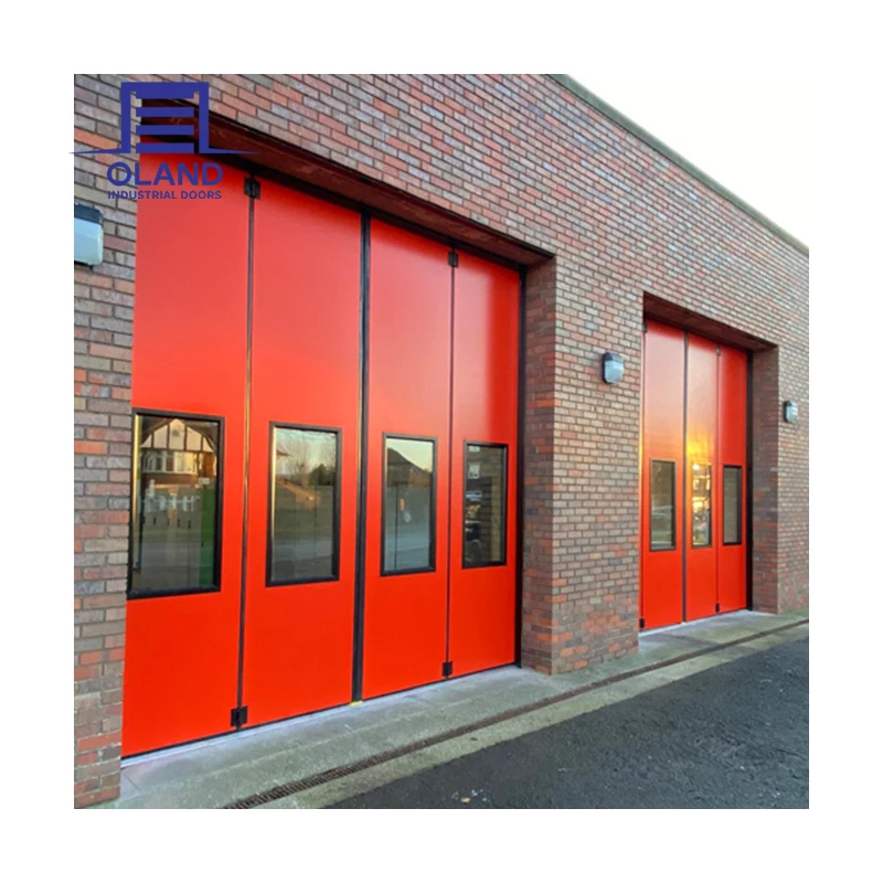 Customized Door Steel Insulated Metal Folding Door for Industrial Warehouses Sliding Folding Door
