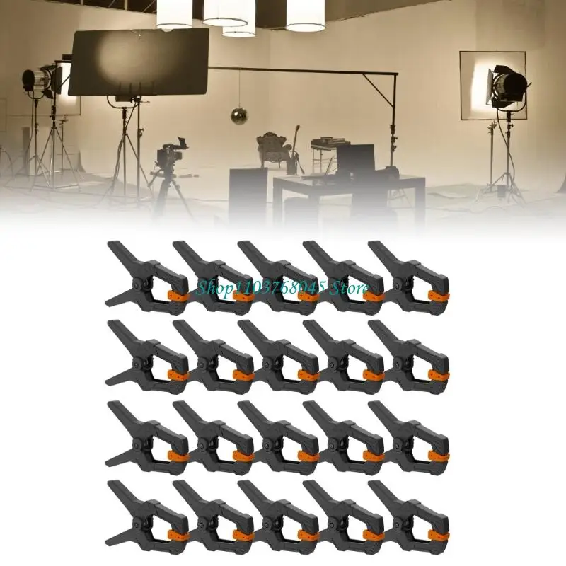 R53F 20pcs Fixing Middle Frame Bracket Clamping Pliers Woodworking Spring Clamp