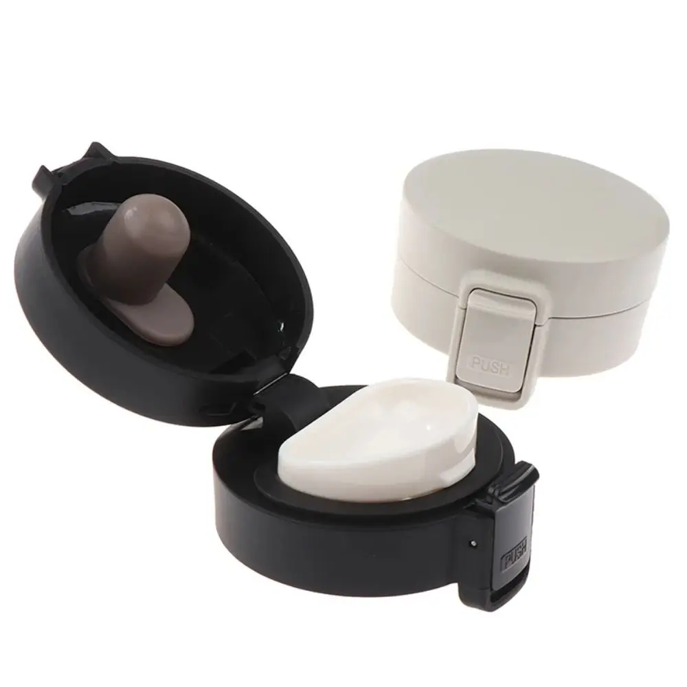 

Lid Accessories Reusable Coffee Mug Cover Stainless Steel Leak-Proof Water Bottle Lids Double Thermos Cover Outdoor Travel Cup