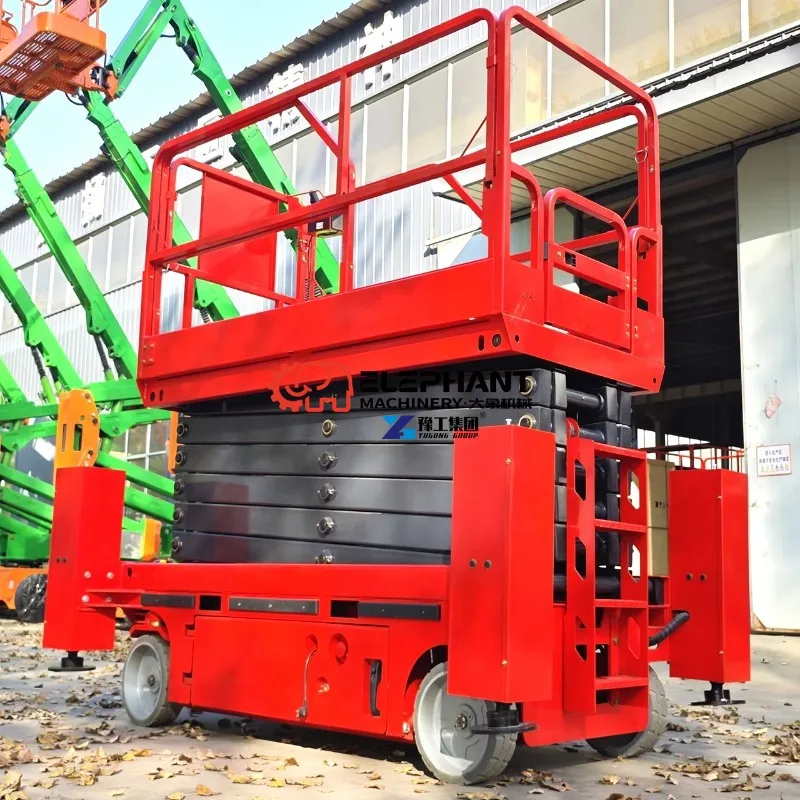 Hot Sale Factory Price 320KG 6m - 18m Crawler Mini Vehicle Self-propelled Electric Table Hydraulic Scissor Lift