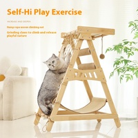 Cat Climbing Frame Space Capsule Scratching Board Hammock Sisal Wear-resistant Not Falling Chips Climbing Net Pet Supplies