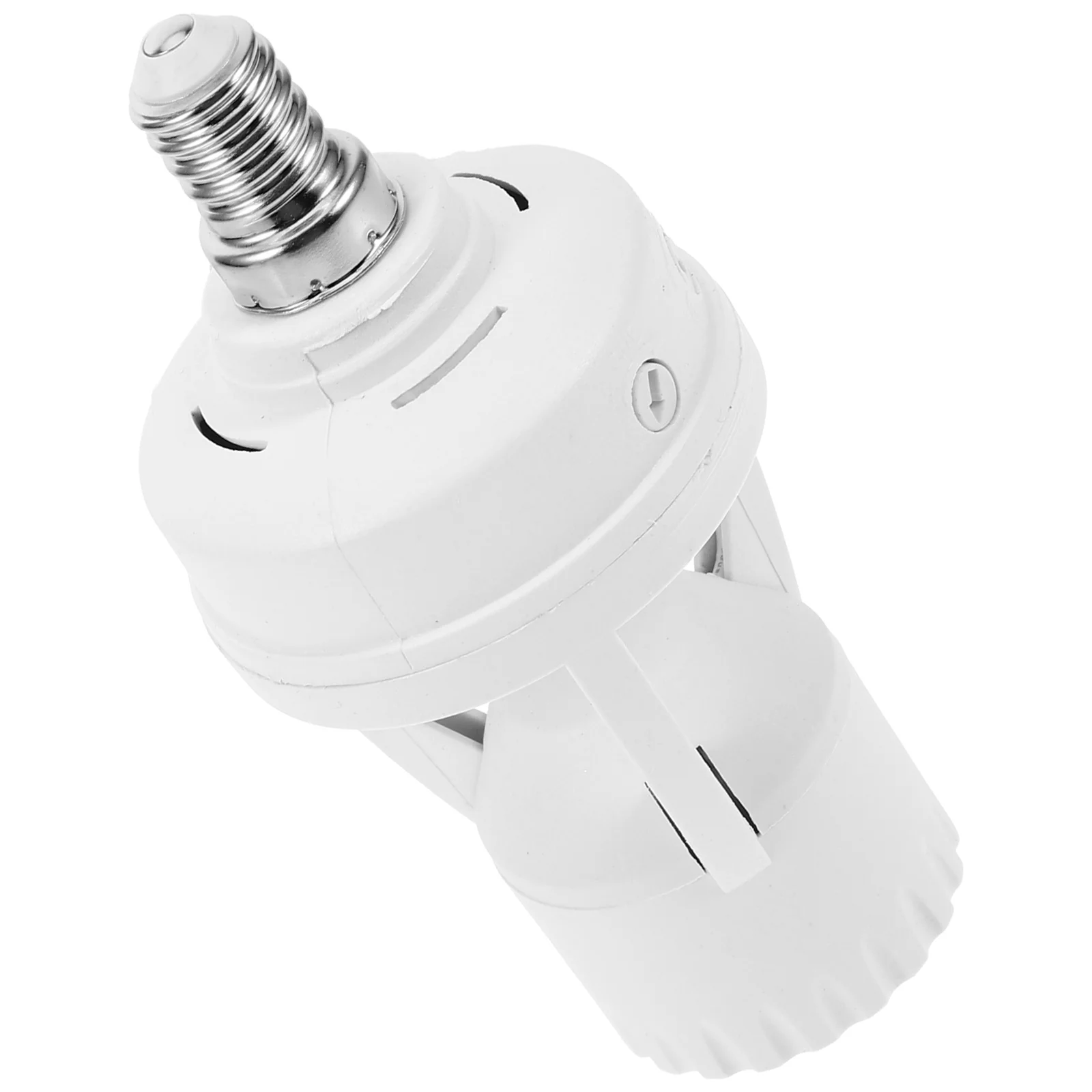 

E14 Induction Lamp Holder Light Bulb Socket Human Sensor 105X55X55CM E27 Adapter Smart Motion White to