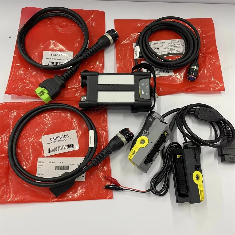 Heavy Truck Diagnostic Tool 88894000 II with PTT 2.8.241 Euro6 Scanner 88890300 for Truck Maintenance