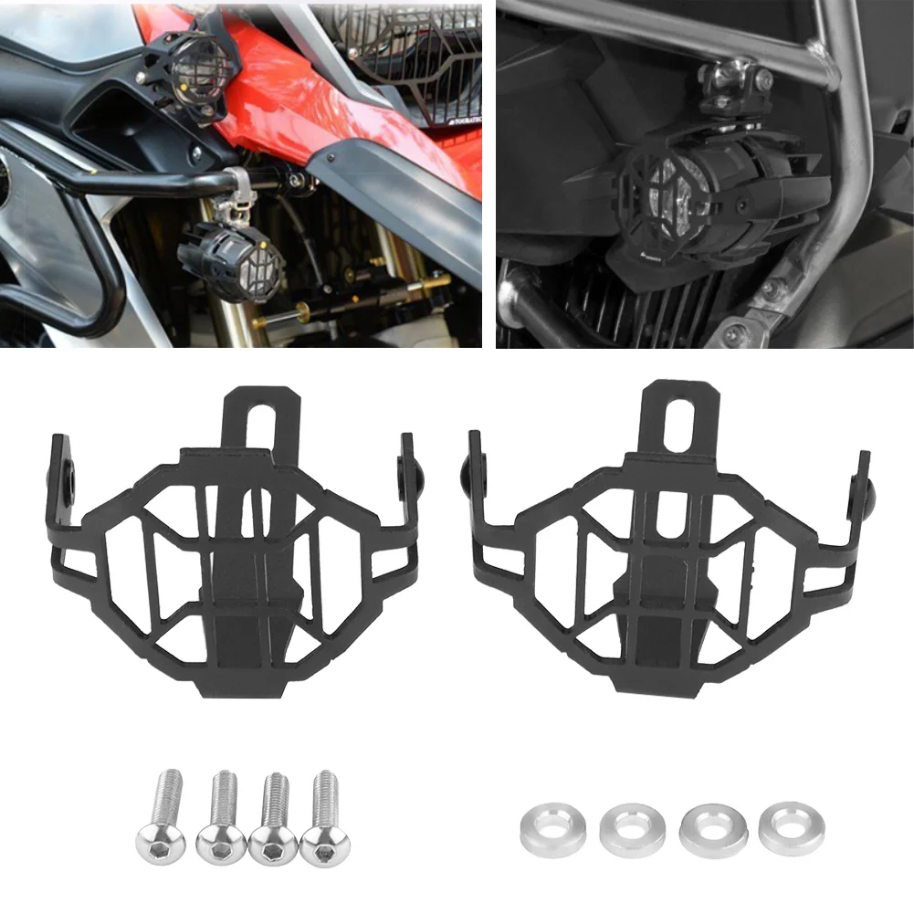 Motorcycle Protector Guards Cover for OEM Fog Lights Replacement for BMW R1200GS ADV 2014-2017