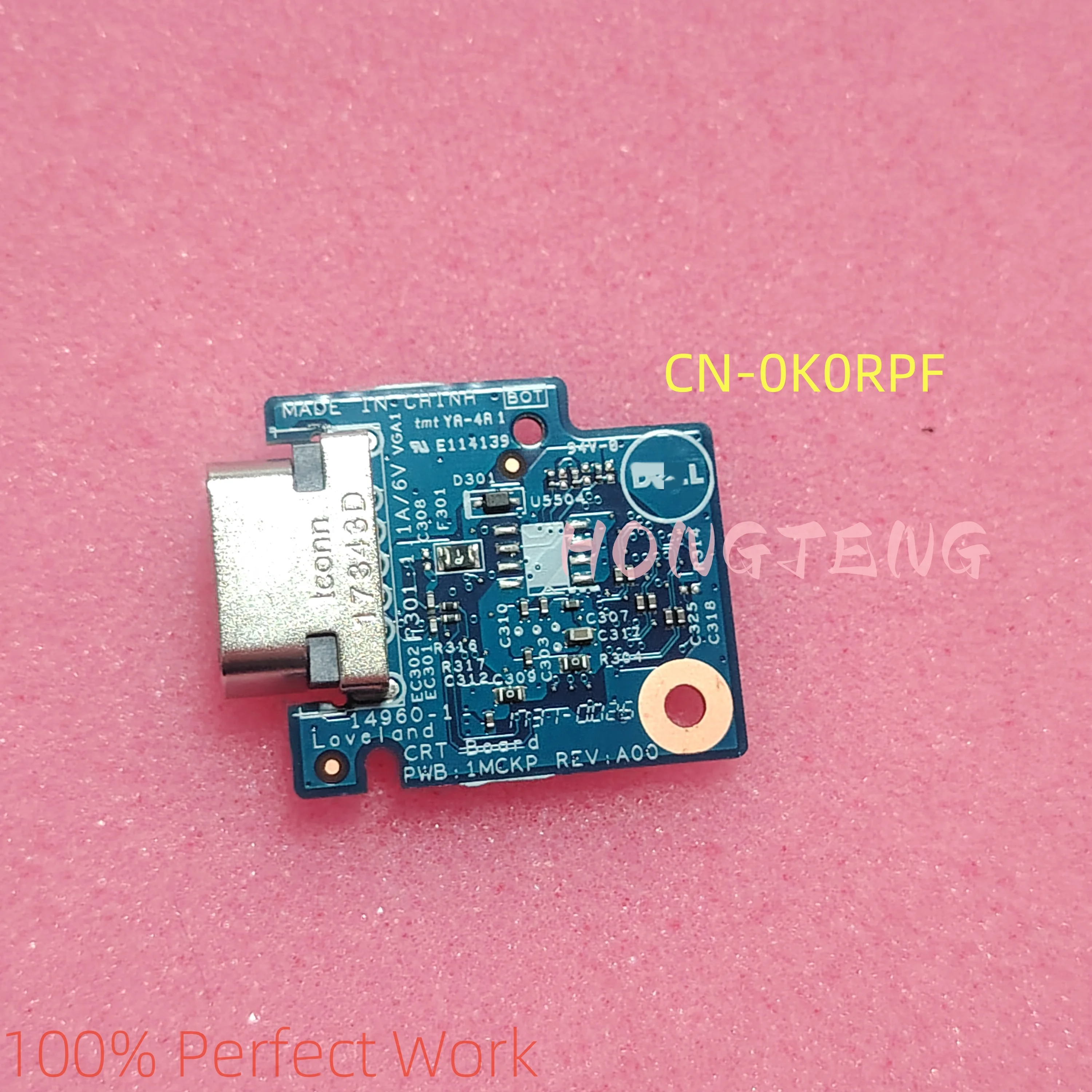 Genuine 0K0RPF For Dell Latitude 3570 3470 3460 E3470 VGA interface small board 14960-1 CN-0K0RPF K0RPF 100% Perfect Work